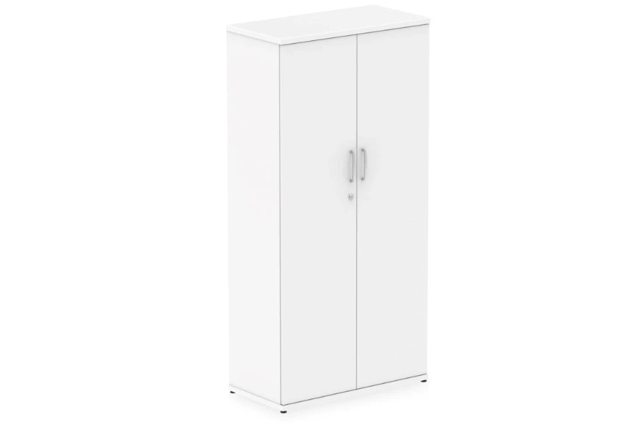 Polar White Tall Office Cupboard 4 Polar White Tall Office Cupboard - Image 2