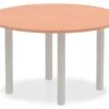 Price Point Beech 1200mm Round Meeting Table -Furniture Sale Shop price point beech 1200mm round meeting table