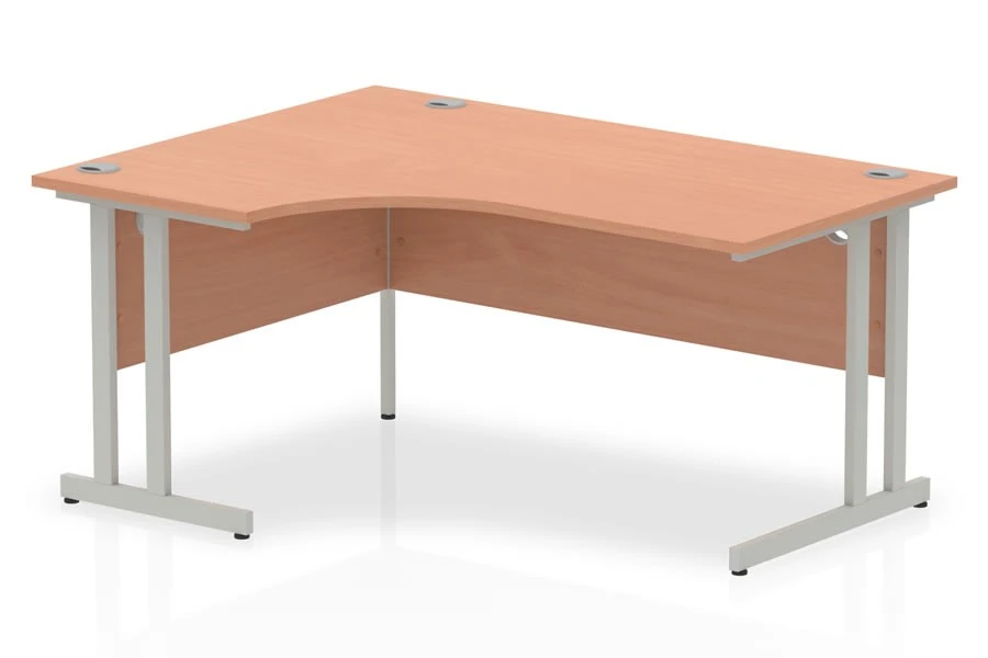 Price Point Beech Cantilever Crescent Desk 4 Price Point Beech Cantilever Crescent Desk - Image 2
