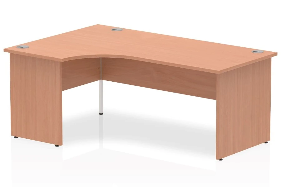 Price Point Beech Panel End Corner Desk 4 Price Point Beech Panel End Corner Desk - Image 2