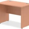 Price Point Beech Small Panel End Desk -Furniture Sale Shop price point beech small panel end desk