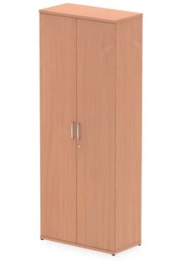 Price Point Beech Tall Office Cupboard