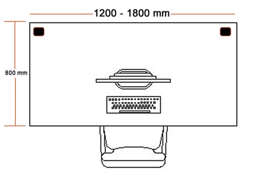 Price Point Beech Rectangular Cantilever Desk 5 Price Point Beech Rectangular Cantilever Desk - Image 3