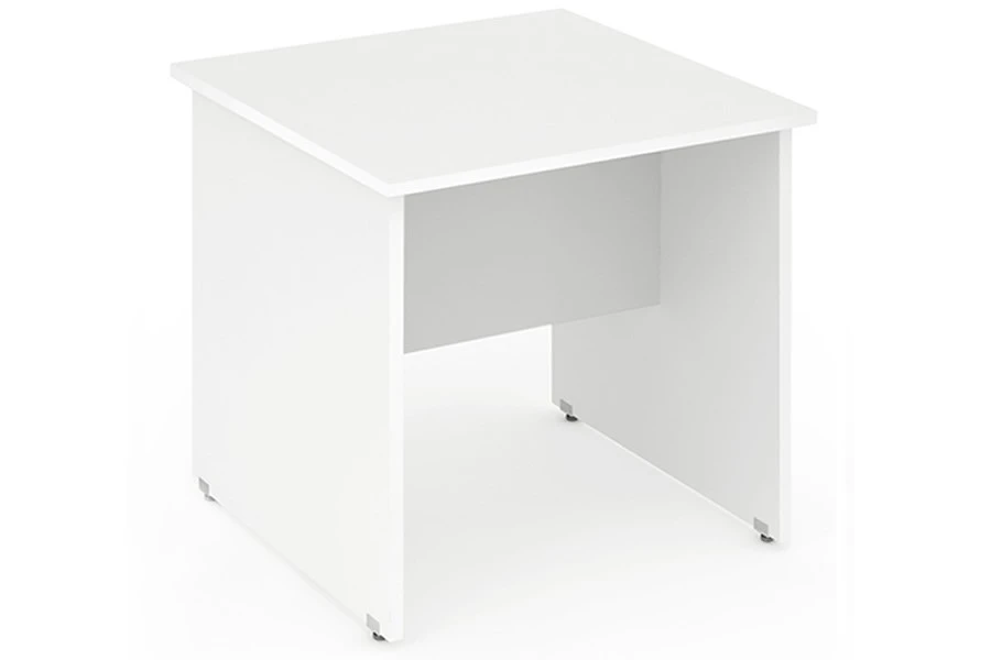 Polar White Small Panel Desk 3 Polar White Small Panel Desk