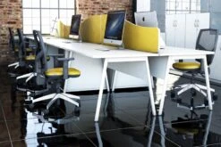 Ascend Double Wave Desk -Furniture Sale Shop roomscene 1