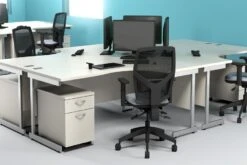 Avon White Wave Cantilever Desk 9 Avon White Wave Cantilever Desk -Furniture Sale Shop roomshot 2 6