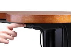 San Francisco Adjustable Desk -Furniture Sale Shop san francisco height adjustable desk walnut black 4