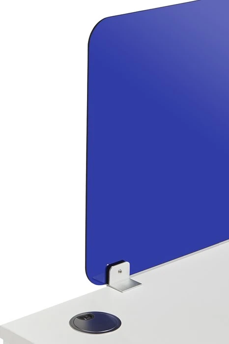 Perspex Rectangular Desk Screen 4 Perspex Rectangular Desk Screen - Image 2