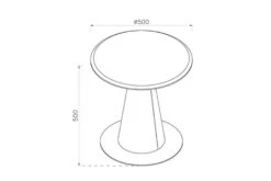 Siena Oak Lamp Table -Furniture Sale Shop siena lamp table oak black 5