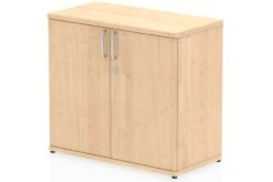 Solar Maple Desk High Office Cupboard