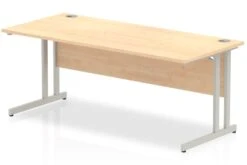 Solar Maple Rectangular Cantilever Desk -Furniture Sale Shop solar maple rectangular cantilever desk 1800mm