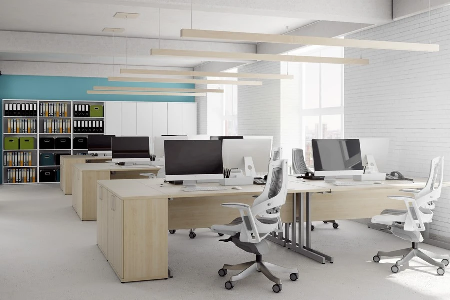 Solar Maple Straight Table Box Frame Leg Silver 6 Solar Maple Straight Table Box Frame Leg Silver - Image 4