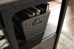 Steel Gorge Desk 27 Steel Gorge Desk -Furniture Sale Shop steel gorge desk carbon oak 3