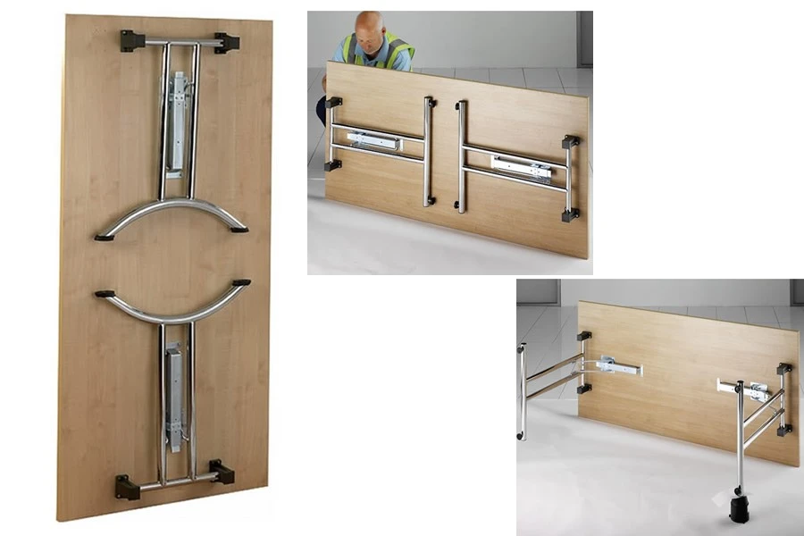 Avon Folding Semi Circular Table 4 Avon Folding Semi Circular Table - Image 2