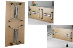 Harmony Walnut Folding Rectangular Table -Furniture Sale Shop table 2 9