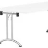 Avon White Folding 22.5 Degree Trapezoidal Table -Furniture Sale Shop table 5 2
