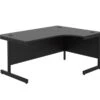 Kestral Black Cantilever Corner Workstation 1 Kestral Black Cantilever Corner Workstation -Furniture Sale Shop tc kestral black corner l shaped desk right hand 4