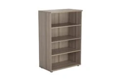 Kestral Grey Oak Bookcase -Furniture Sale Shop tes1245go front 45