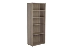 Kestral Grey Oak Bookcase -Furniture Sale Shop tes2045go front 45
