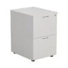 Kestral White 2 Drawer Filing Cabinet -Furniture Sale Shop tes2fcwh front 45
