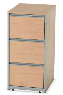 Thames Three Filing Drawers -Furniture Sale Shop three drawer filing cabinet beech
