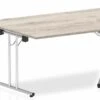Gladstone Grey Oak Trapezium Folding Table - 1600mm Wide 1 Gladstone Grey Oak Trapezium Folding Table - 1600mm Wide -Furniture Sale Shop trapeziumtable