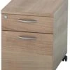 Universal Mobile Pedestal 2 Drawer -Furniture Sale Shop universal 2 drawer mobile ped birch