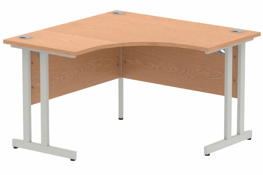 Norton Oak Corner Cantilever Leg Desk 3 Norton Oak Corner Cantilever Leg Desk
