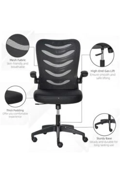 Alaska Mesh Office Chair -Furniture Sale Shop vinsetto mesh office chair swivel task 8