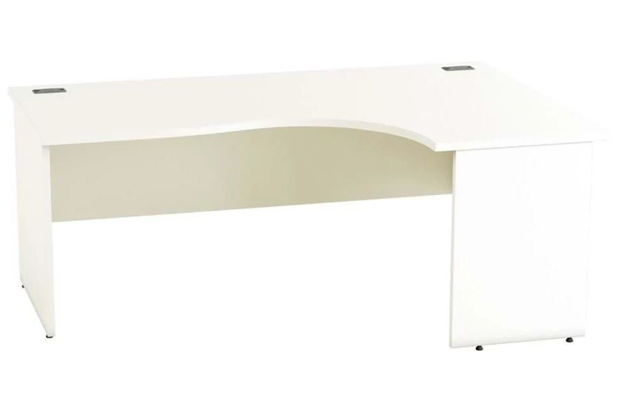 Avon White Corner Panel End Desk 4 Avon White Corner Panel End Desk - Image 2