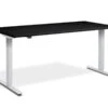 Zero Standing Height Adjustable Desk -Furniture Sale Shop zero black white frame